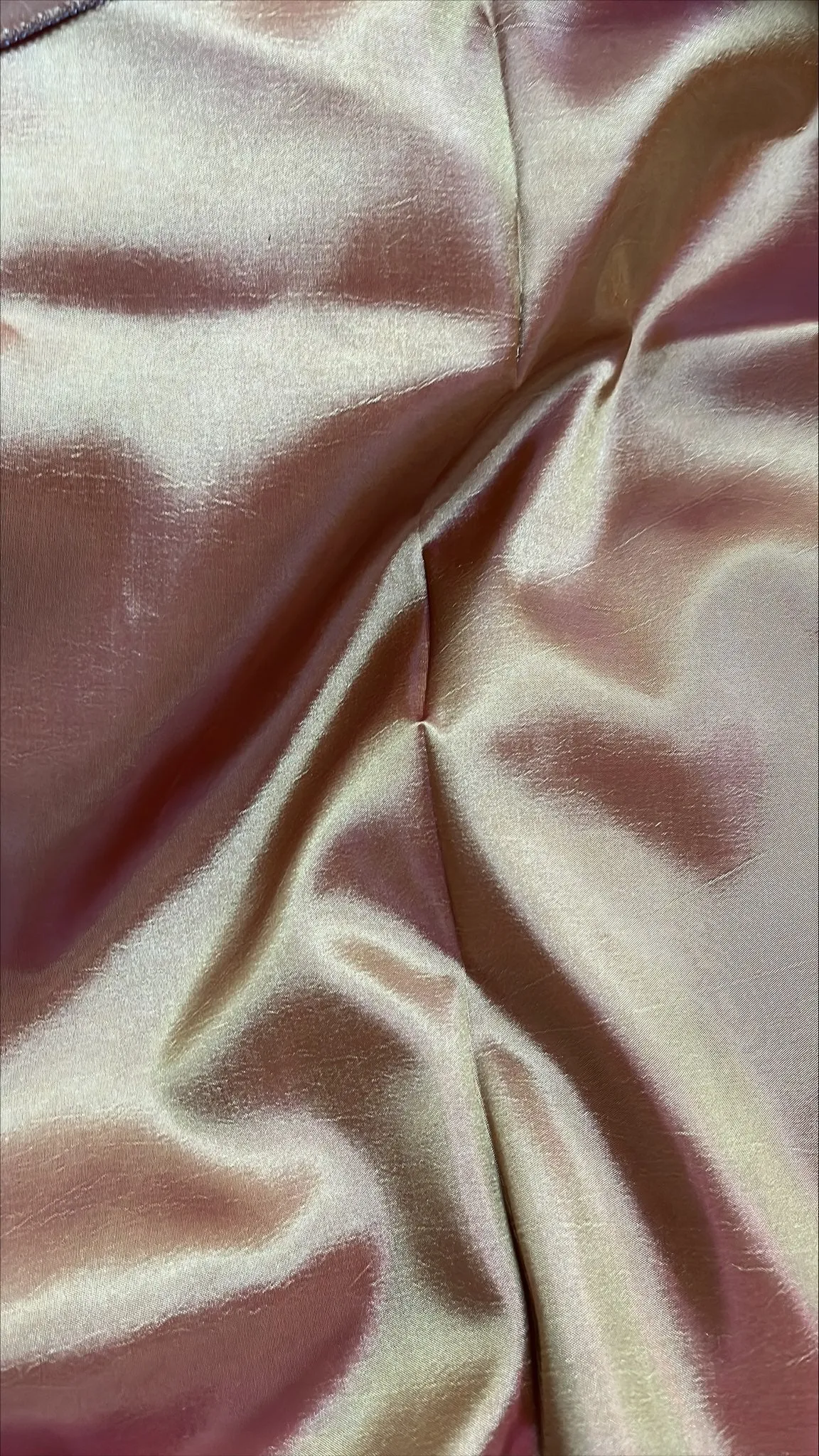 1pc - Taffeta (Solid) Table Linen 120" Round - Brown/Red