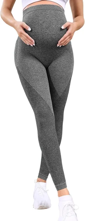 ADHOWBEW Leggings for Women Workout Tummy Control Athletic Plus Size Workout High Waisted Stretch Joggers