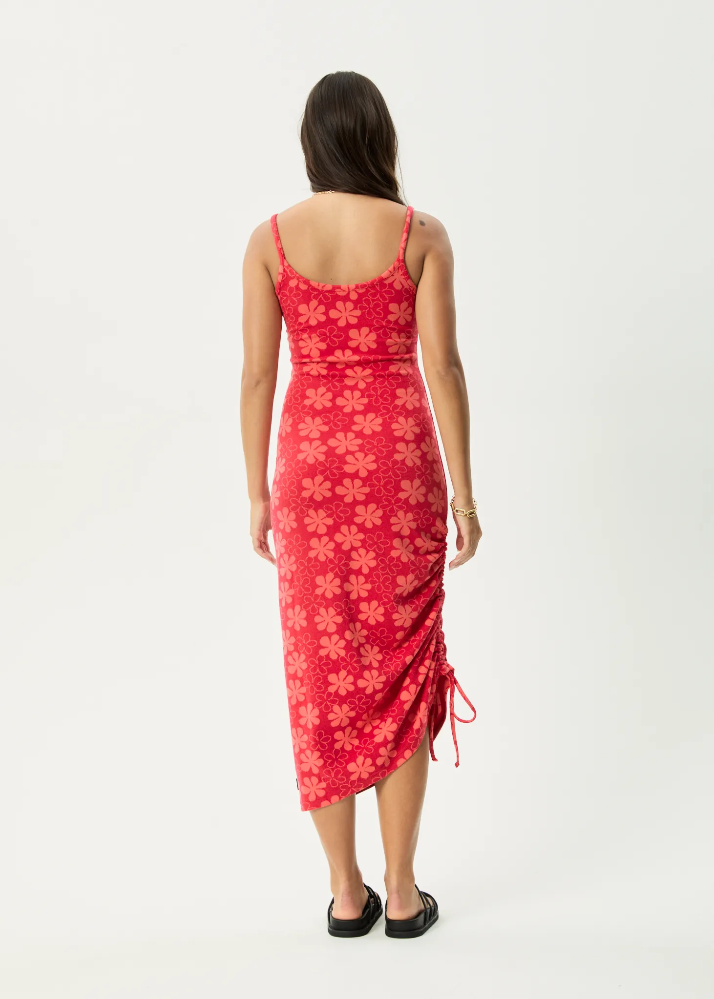 AFENDS Womens Valerie - Maxi Dress - Tomato