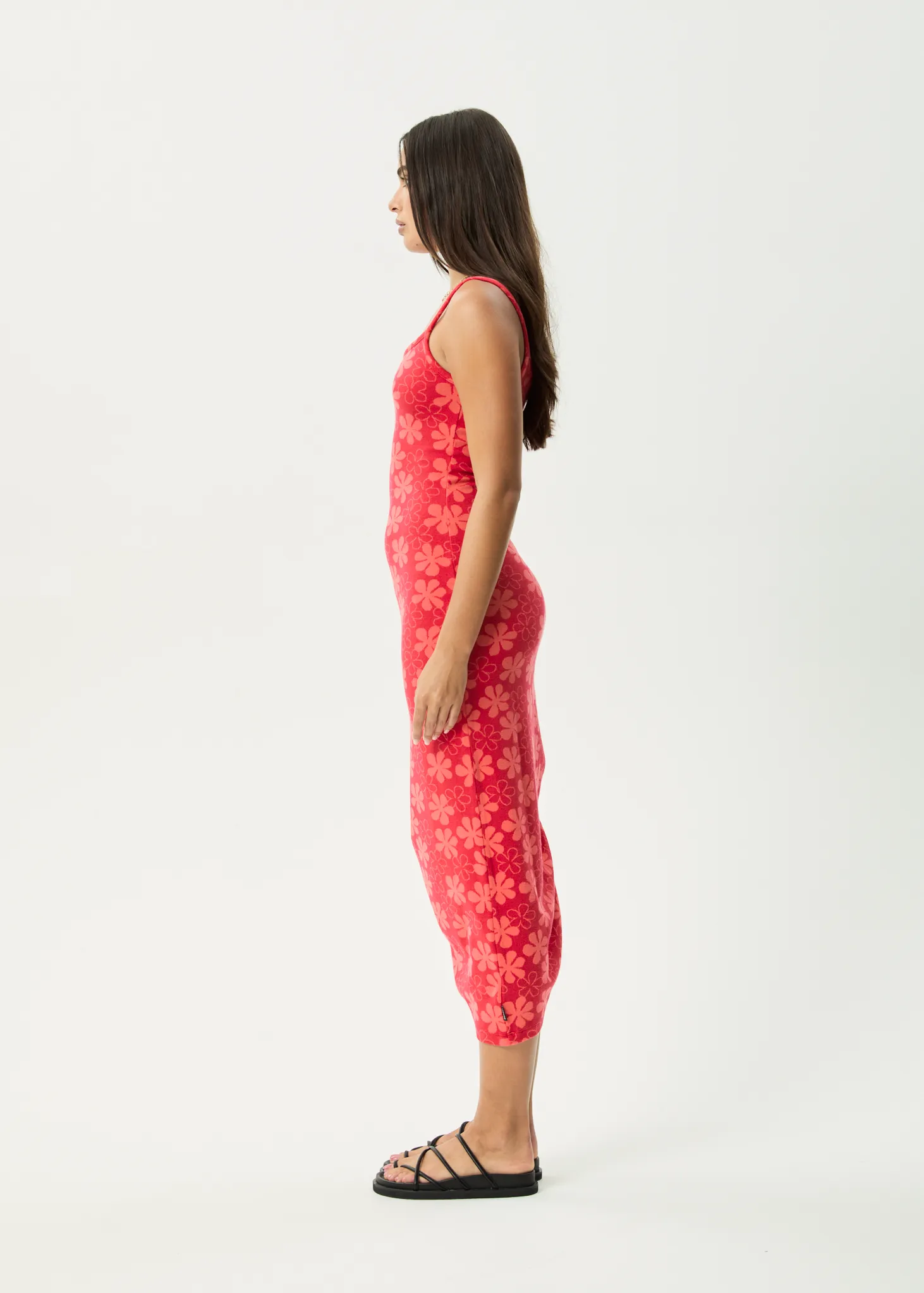 AFENDS Womens Valerie - Maxi Dress - Tomato