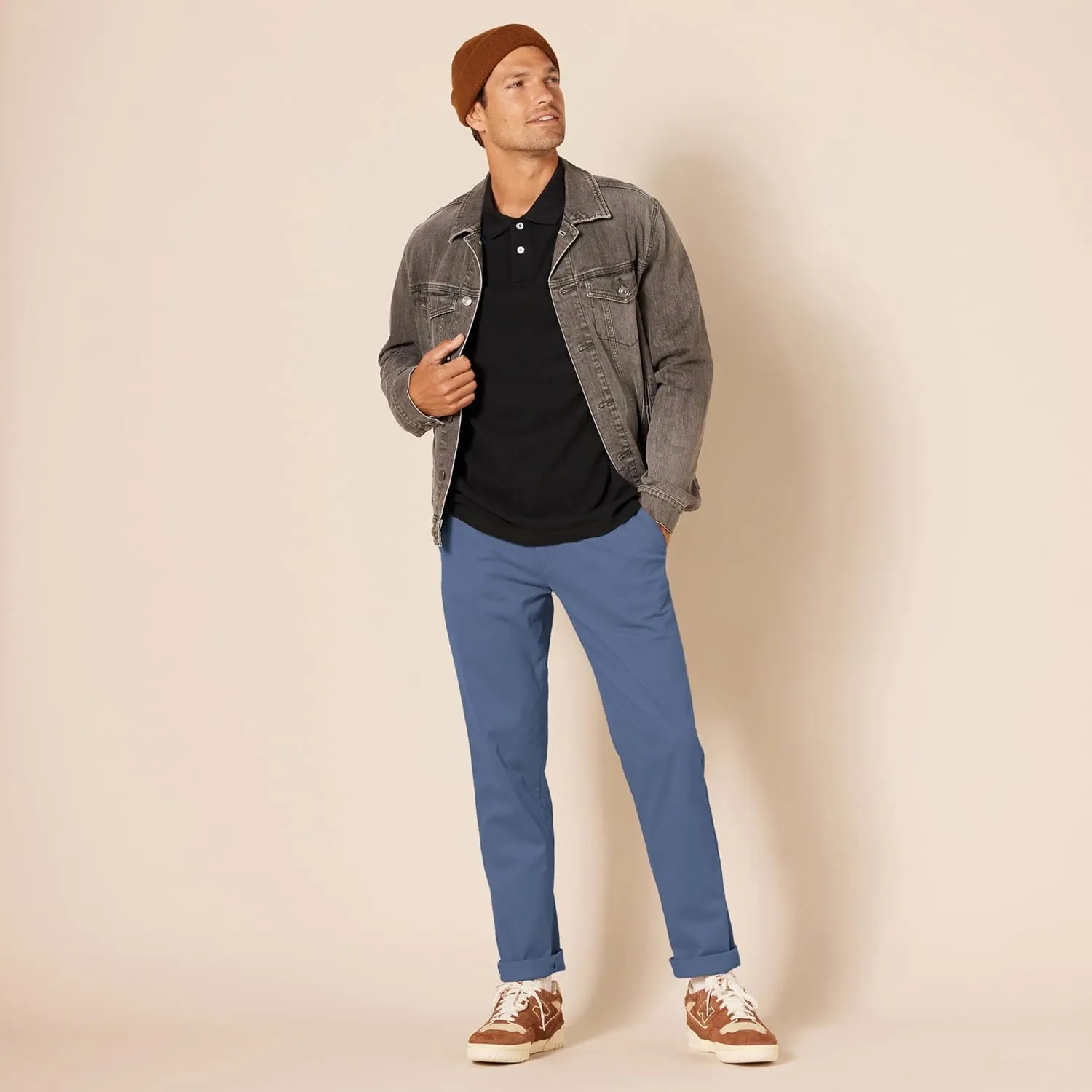 Amazon Essentials Men's Athletic-Fit Casual Stretch Chino Pant (Available in Big & Tall)