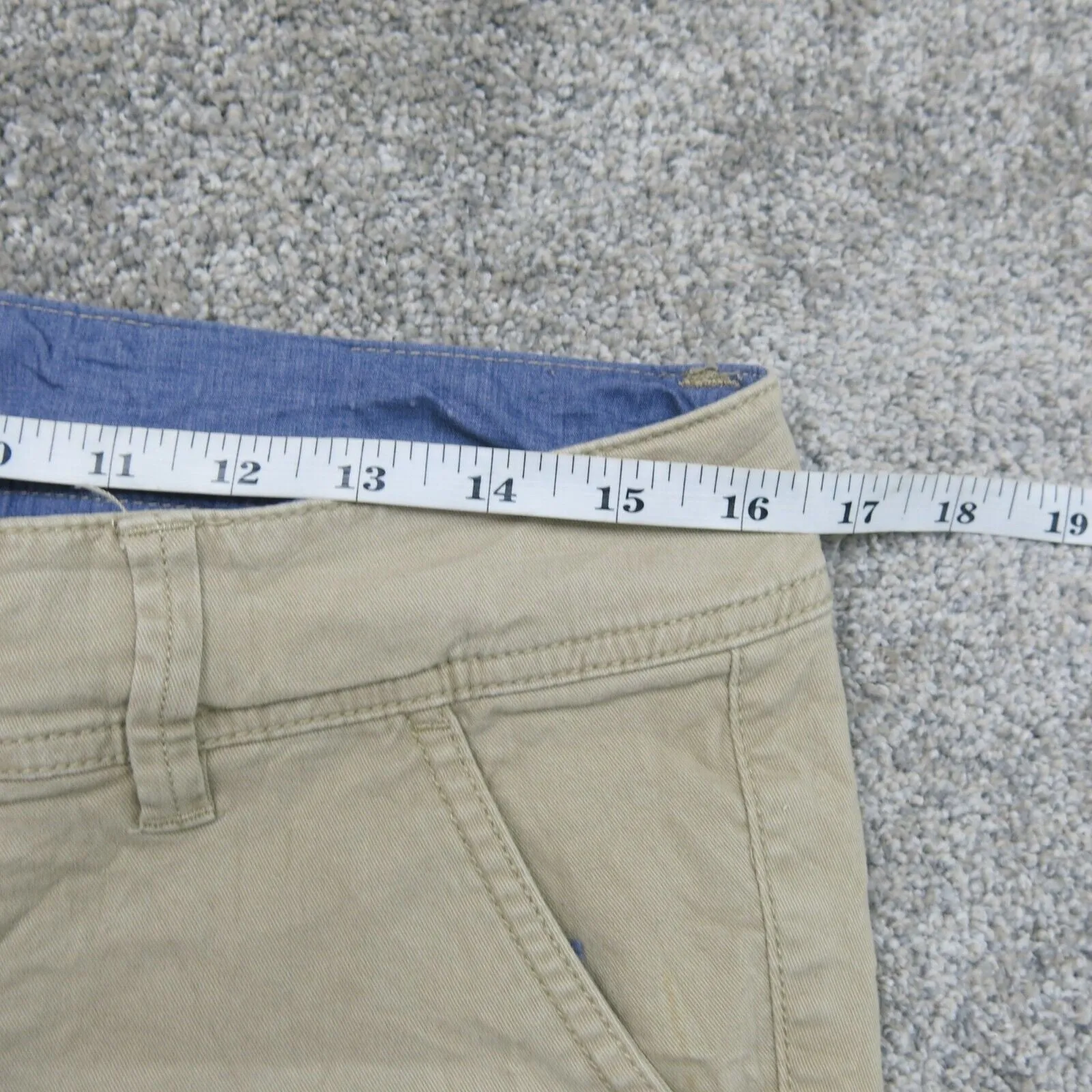 American Eagle Outfitters Mens Chino Pants Stretch Mid Rise Outdoor Beige Sz 10