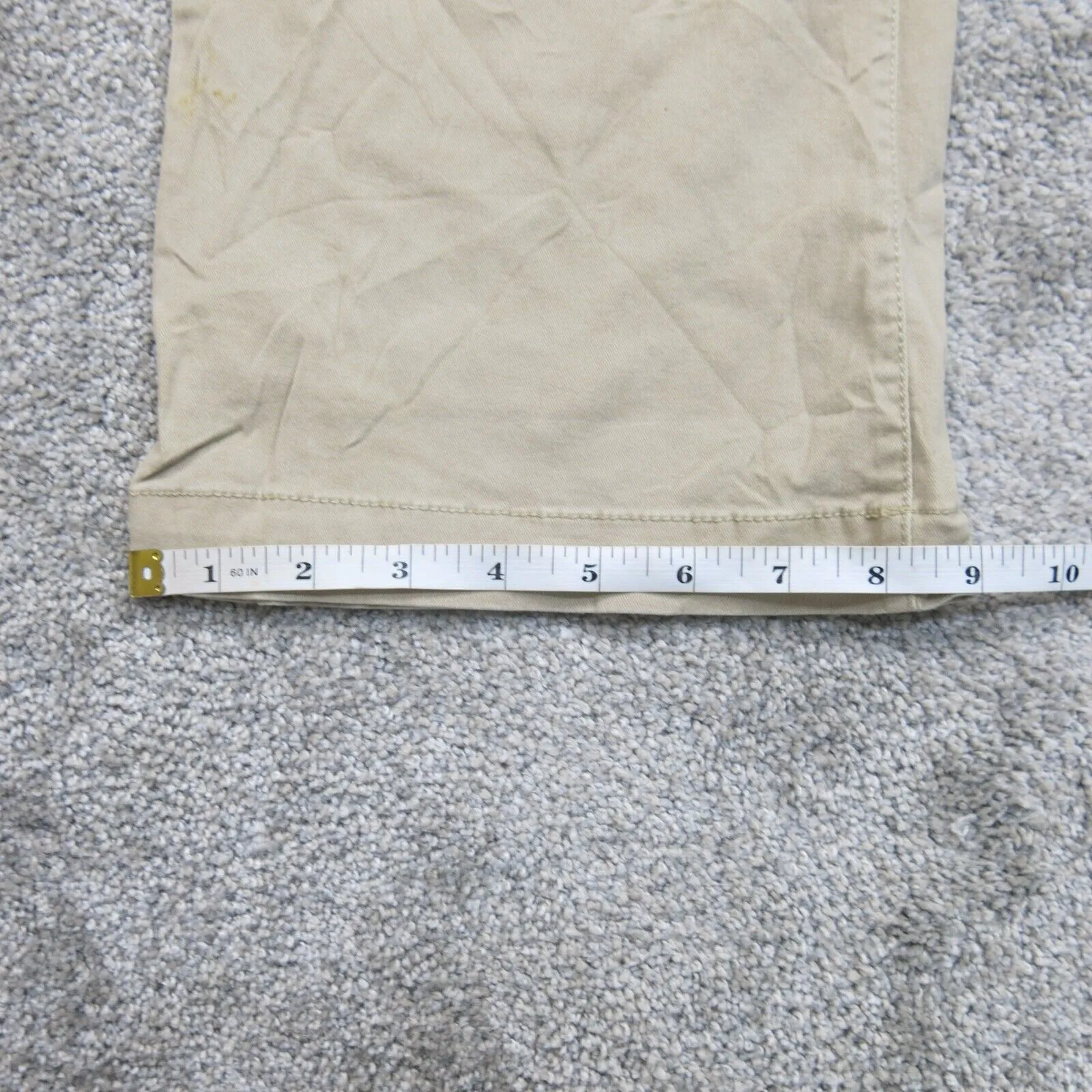 American Eagle Outfitters Mens Chino Pants Stretch Mid Rise Outdoor Beige Sz 10