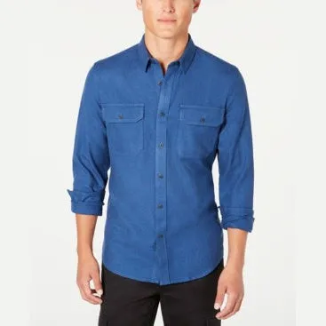 American Rag Mens Medium-Weight Cotton Button-Down Shirt