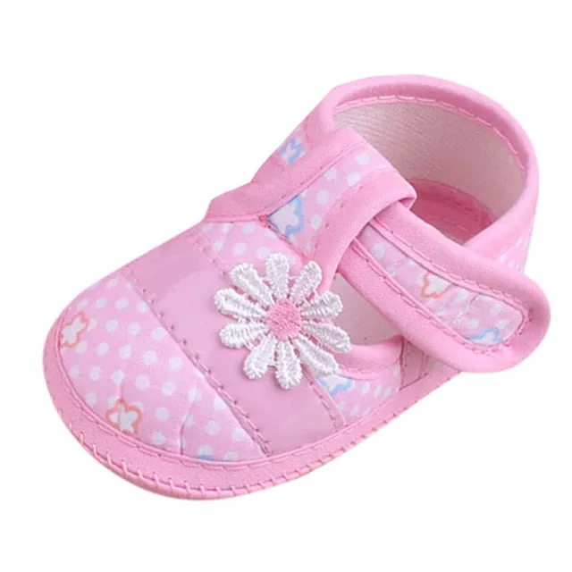 Baby Shoes Fashion Cute Baby Girls Lovely Floral Sweet Bow Toddler Infant Boy Comfort Soft Sole Prewalker Shoes bebek ayakkabi