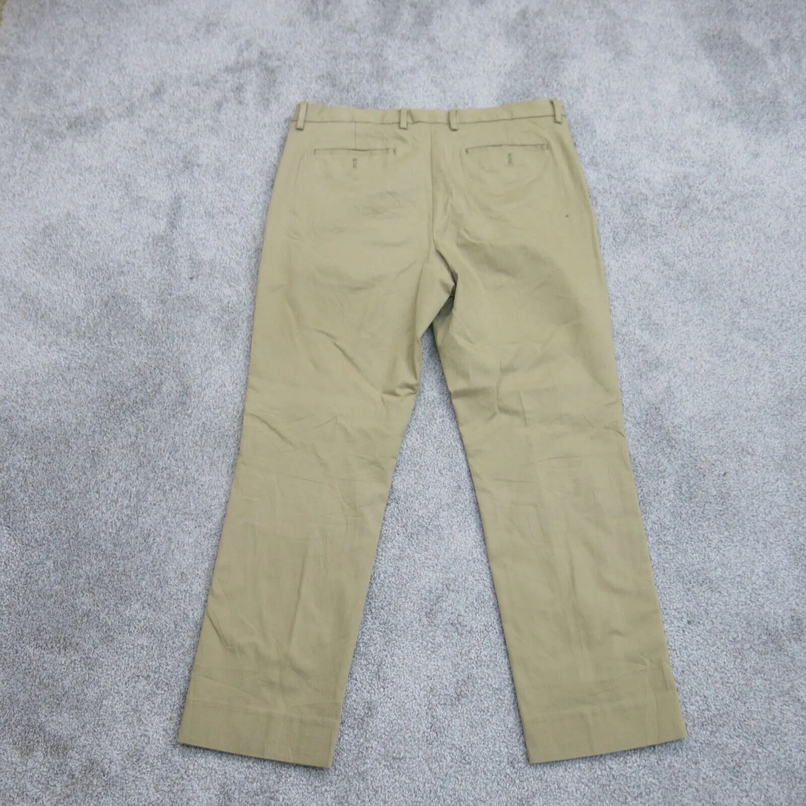 Banana Republic Mens Classic Aiden Fit Chino Pants Mid Rise Tan Size 35X30