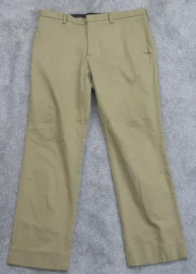 Banana Republic Mens Classic Aiden Fit Chino Pants Mid Rise Tan Size 35X30