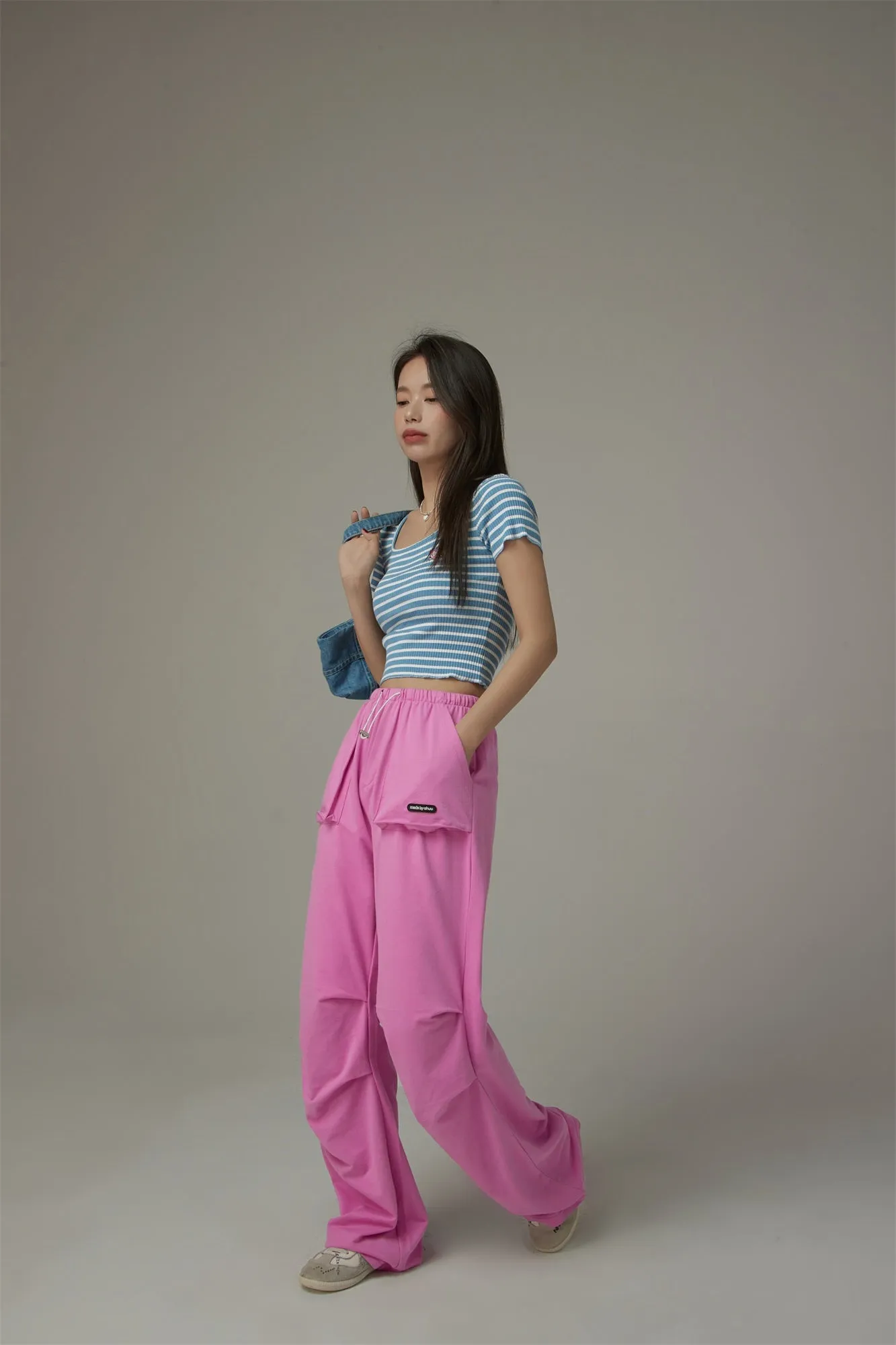 Banding Wide Training Pants