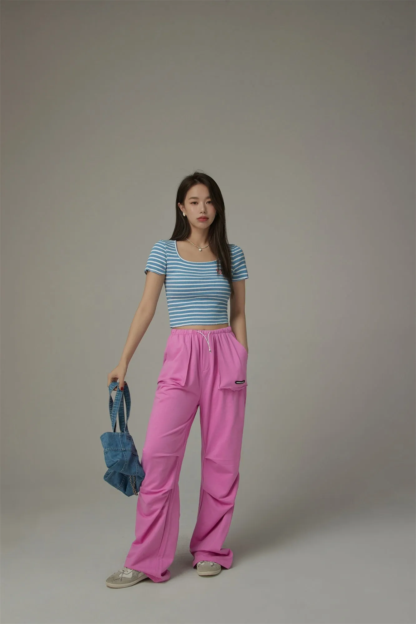 Banding Wide Training Pants