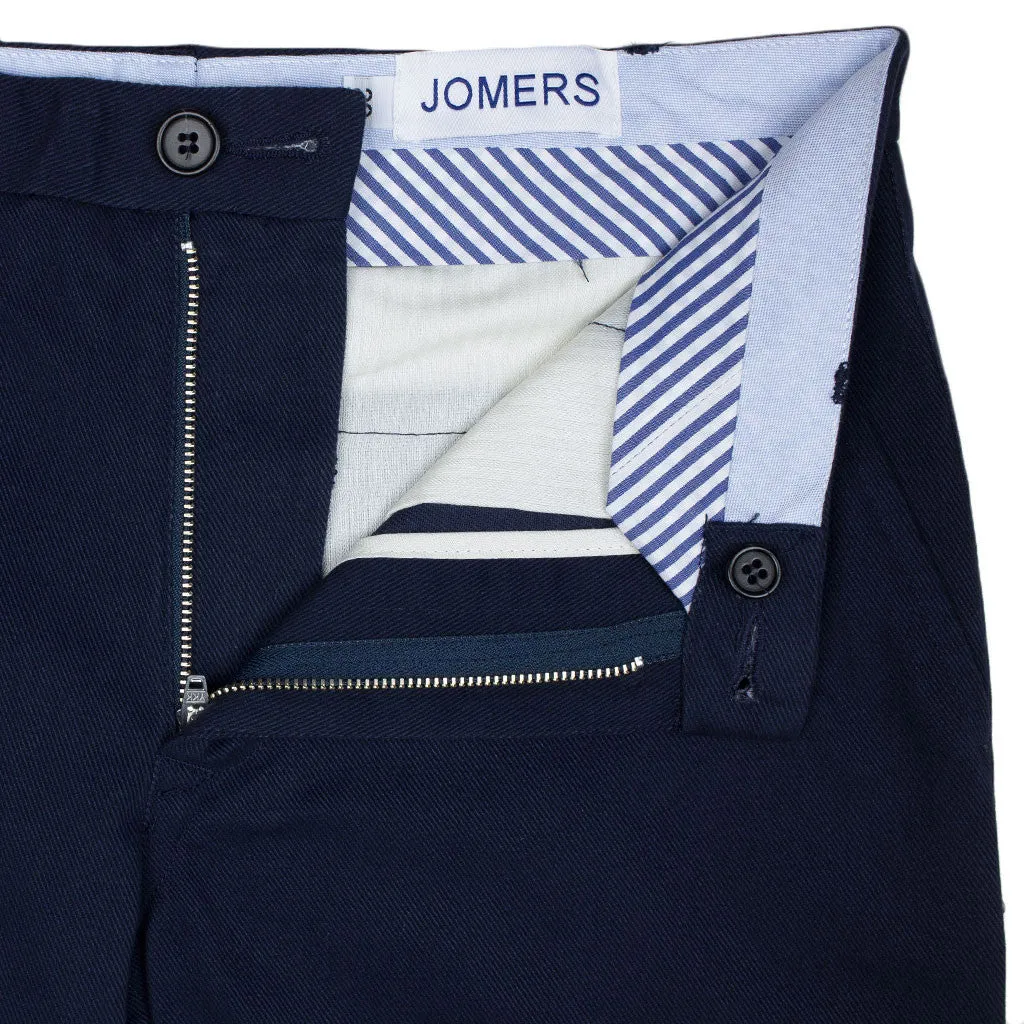 Belmont (Slim) - Navy Brushed Japanese Twill Chino