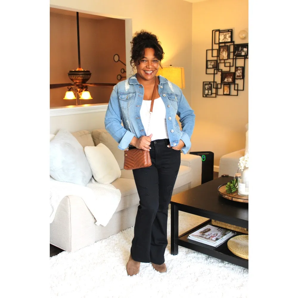 Black Flare Jeans