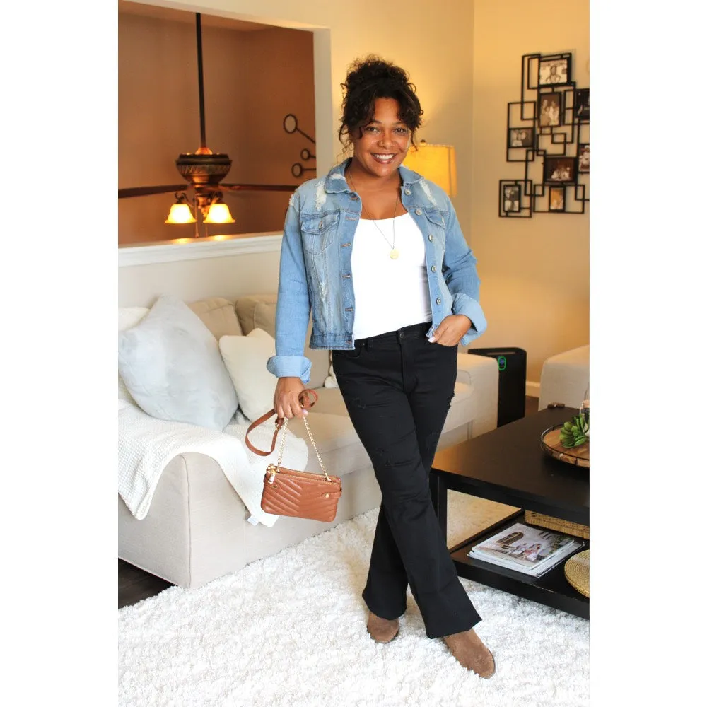 Black Flare Jeans