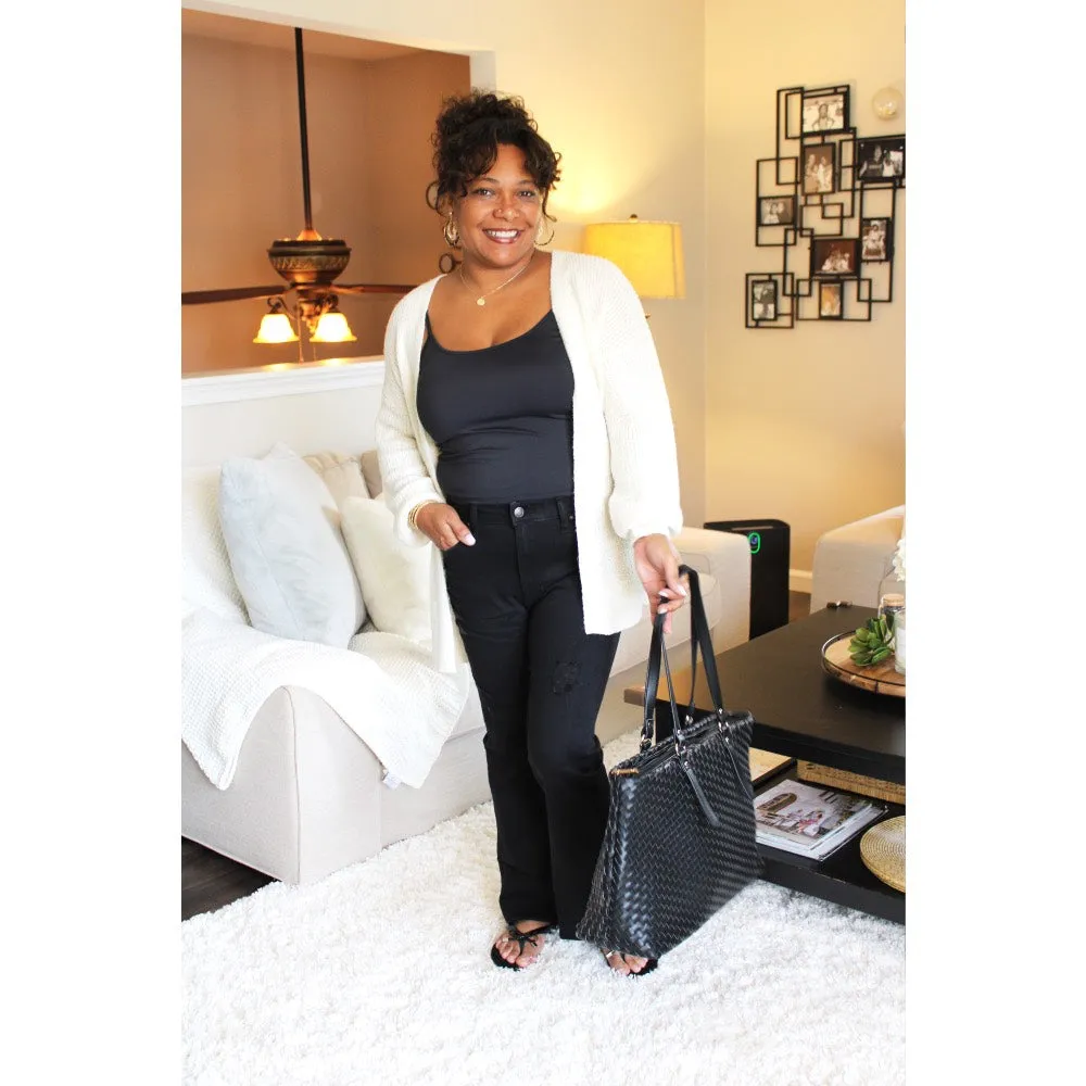 Black Flare Jeans