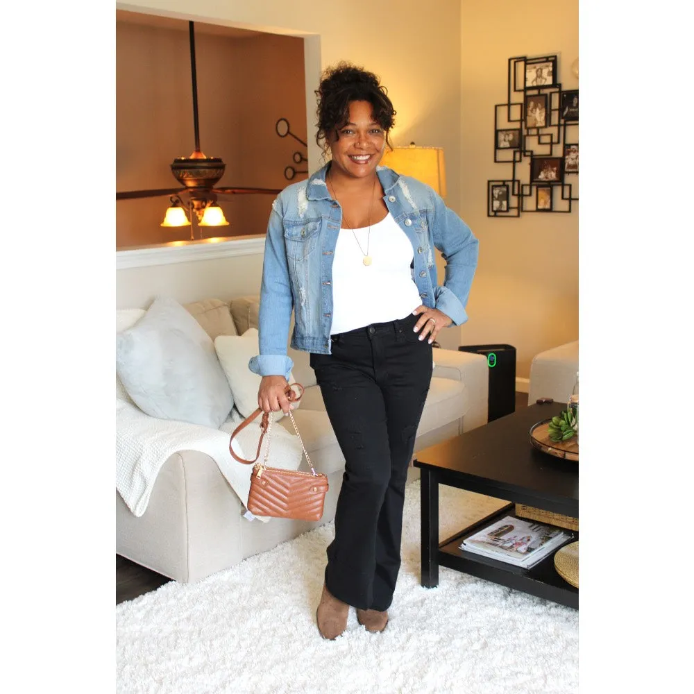 Black Flare Jeans