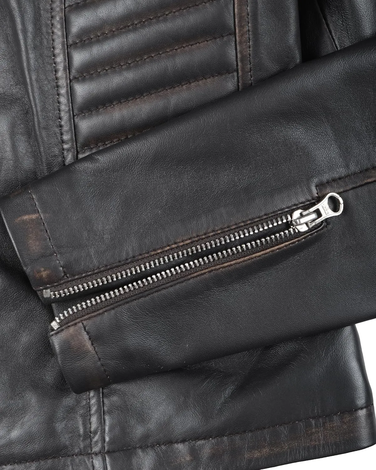 Blingsoul Real Leather Jacket Women - Cafe Racer Style Womens Leather Jackets