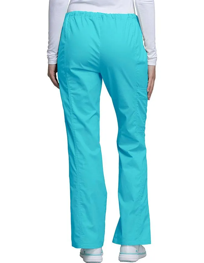 Cherokee Workwear Womens Drawstring Scrub Pants