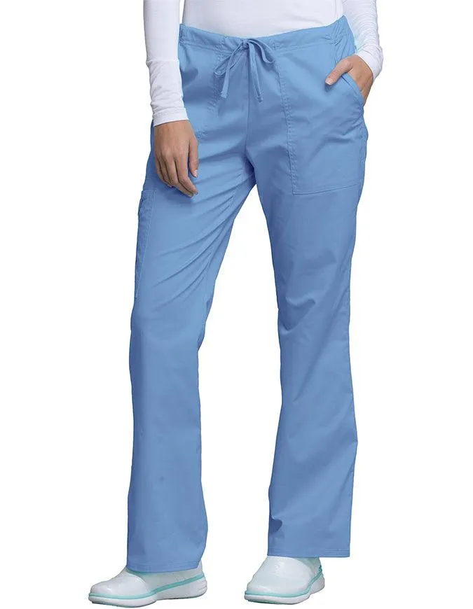 Cherokee Workwear Womens Drawstring Scrub Pants