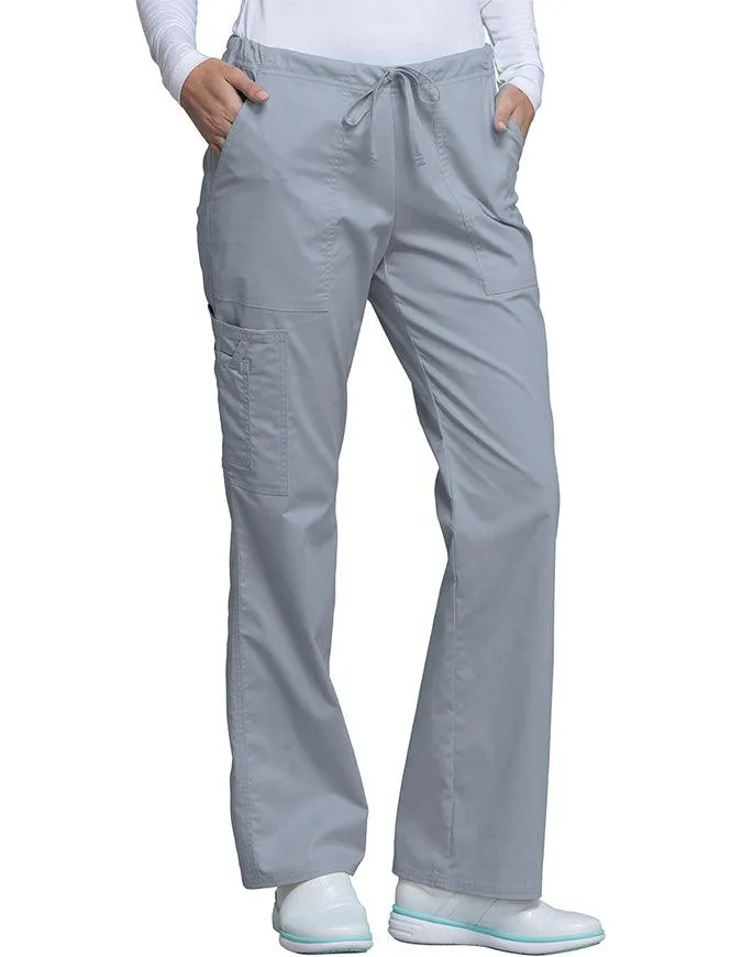 Cherokee Workwear Womens Drawstring Scrub Pants