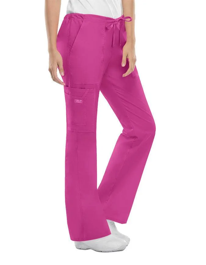 Cherokee Workwear Womens Drawstring Scrub Pants