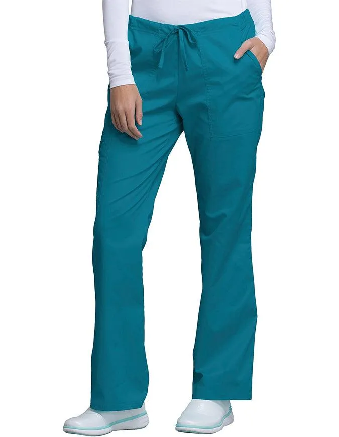 Cherokee Workwear Womens Drawstring Scrub Pants
