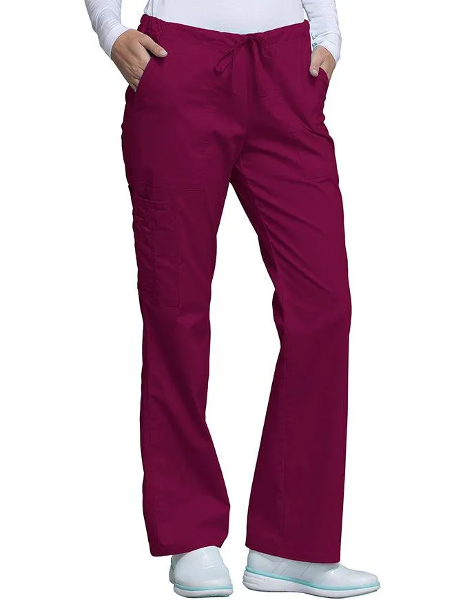 Cherokee Workwear Womens Drawstring Scrub Pants