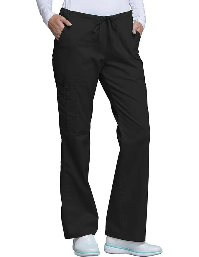 Cherokee Workwear Womens Drawstring Scrub Pants