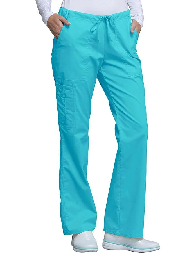 Cherokee Workwear Womens Drawstring Scrub Pants