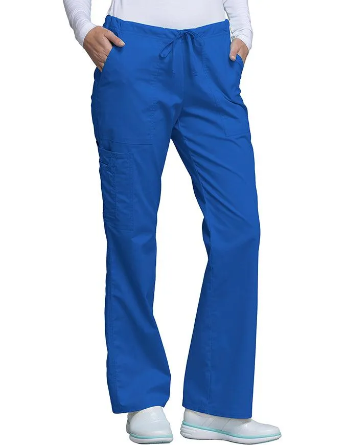 Cherokee Workwear Womens Drawstring Scrub Pants