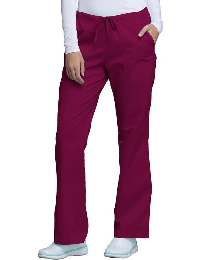 Cherokee Workwear Womens Drawstring Scrub Pants