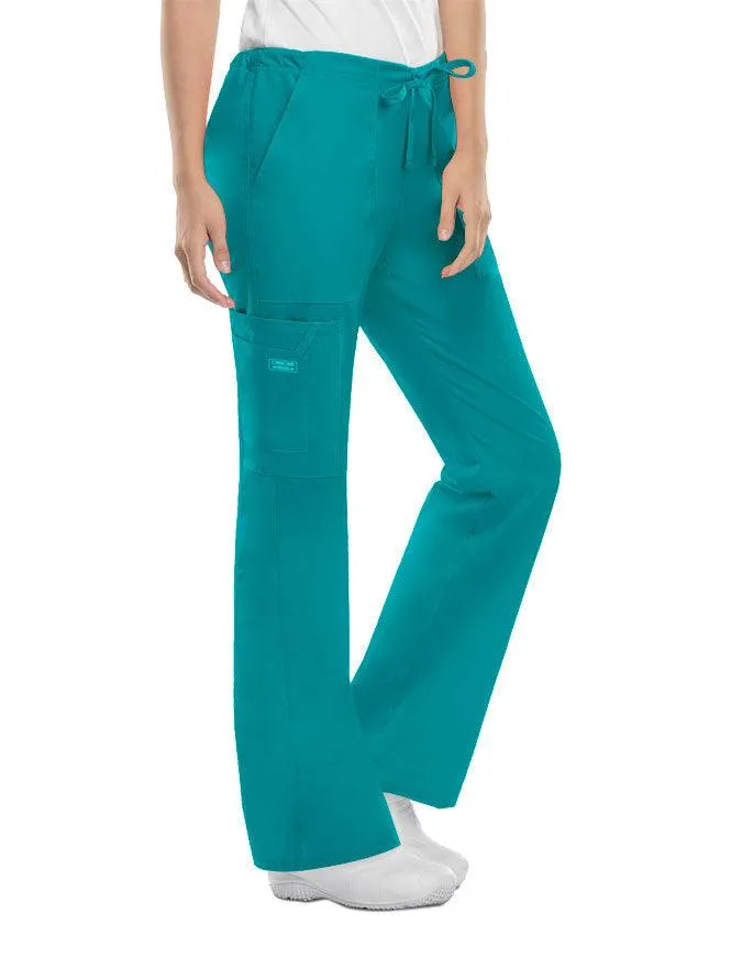 Cherokee Workwear Womens Drawstring Scrub Pants