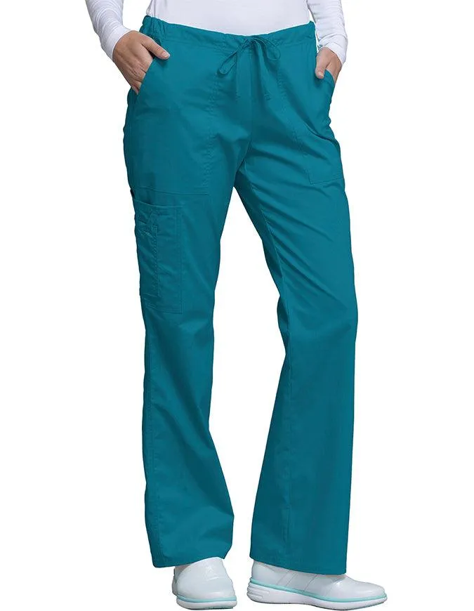 Cherokee Workwear Womens Drawstring Scrub Pants