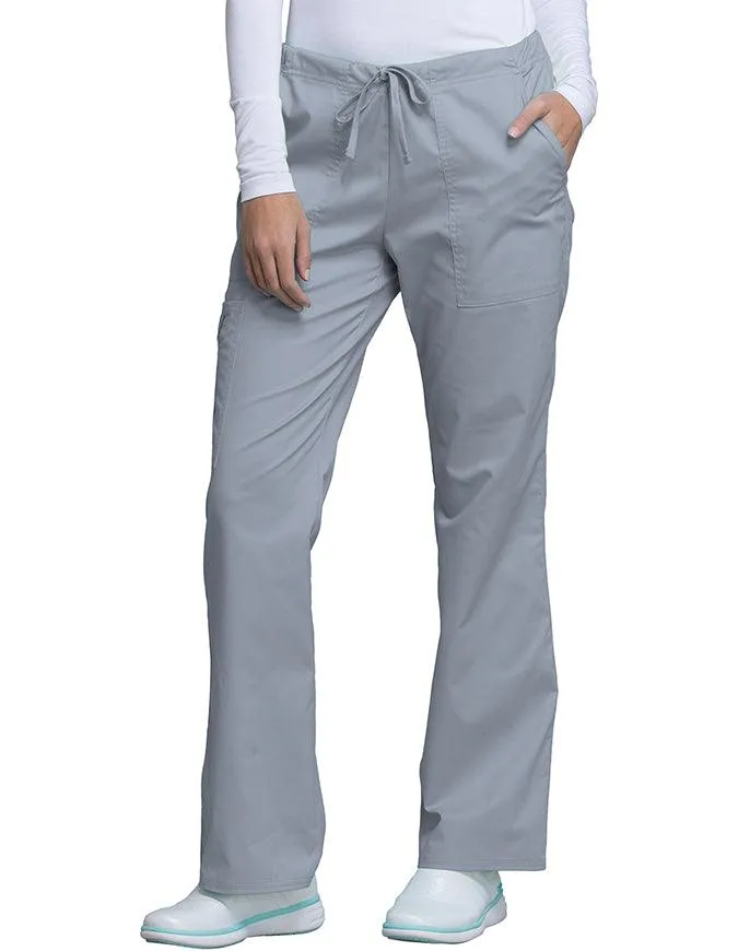 Cherokee Workwear Womens Drawstring Scrub Pants