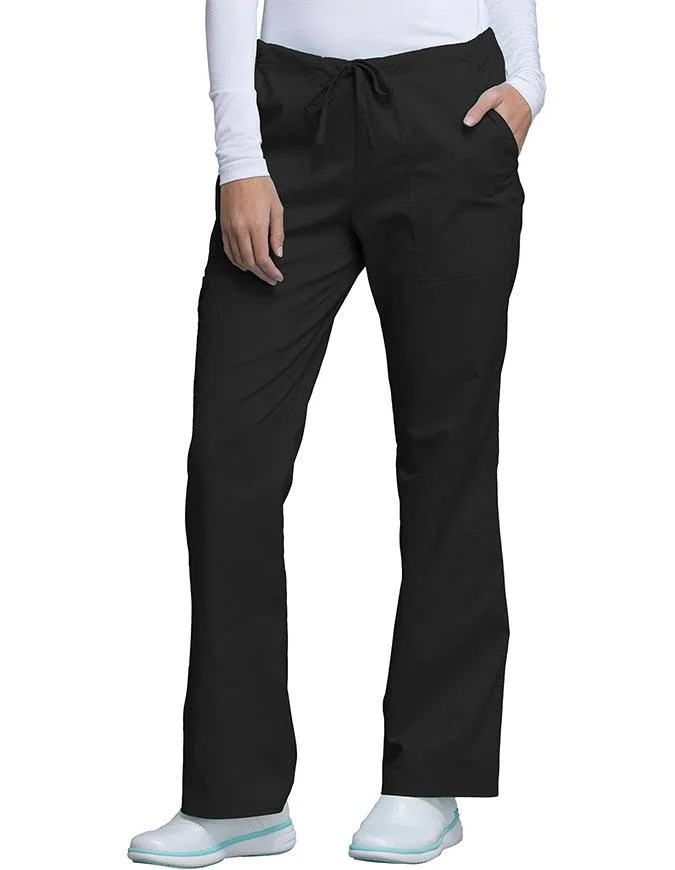 Cherokee Workwear Womens Drawstring Scrub Pants