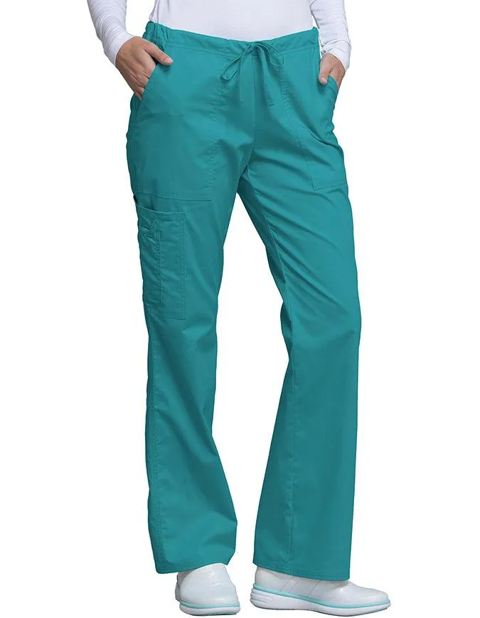 Cherokee Workwear Womens Drawstring Scrub Pants