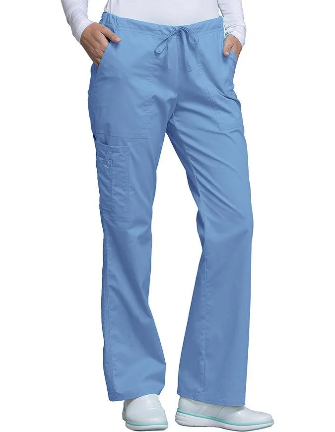 Cherokee Workwear Womens Drawstring Scrub Pants