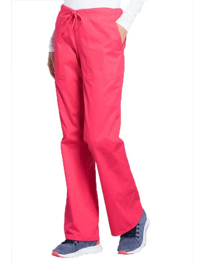 Cherokee Workwear Womens Drawstring Scrub Pants