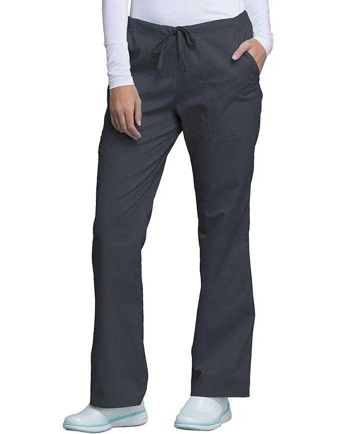 Cherokee Workwear Womens Drawstring Scrub Pants