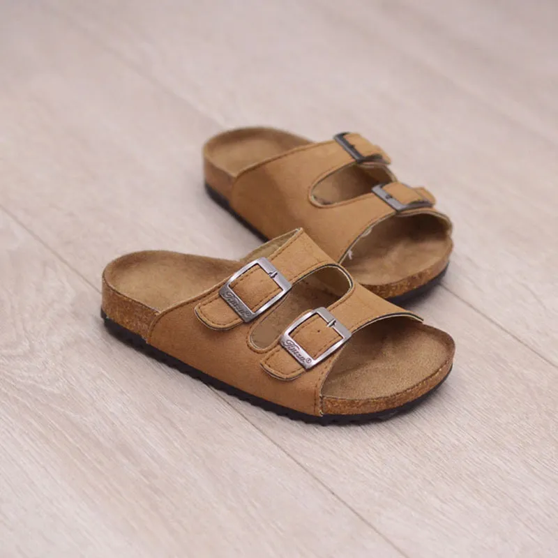 Children Cork Slippers Fashion Summer Sandals Kids Shoes