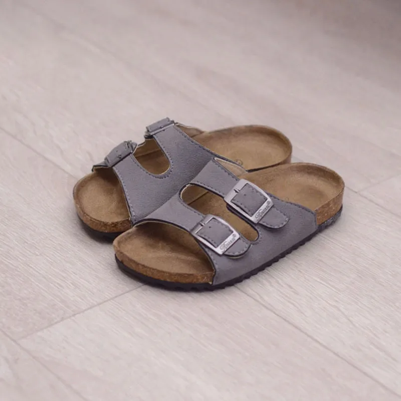 Children Cork Slippers Fashion Summer Sandals Kids Shoes