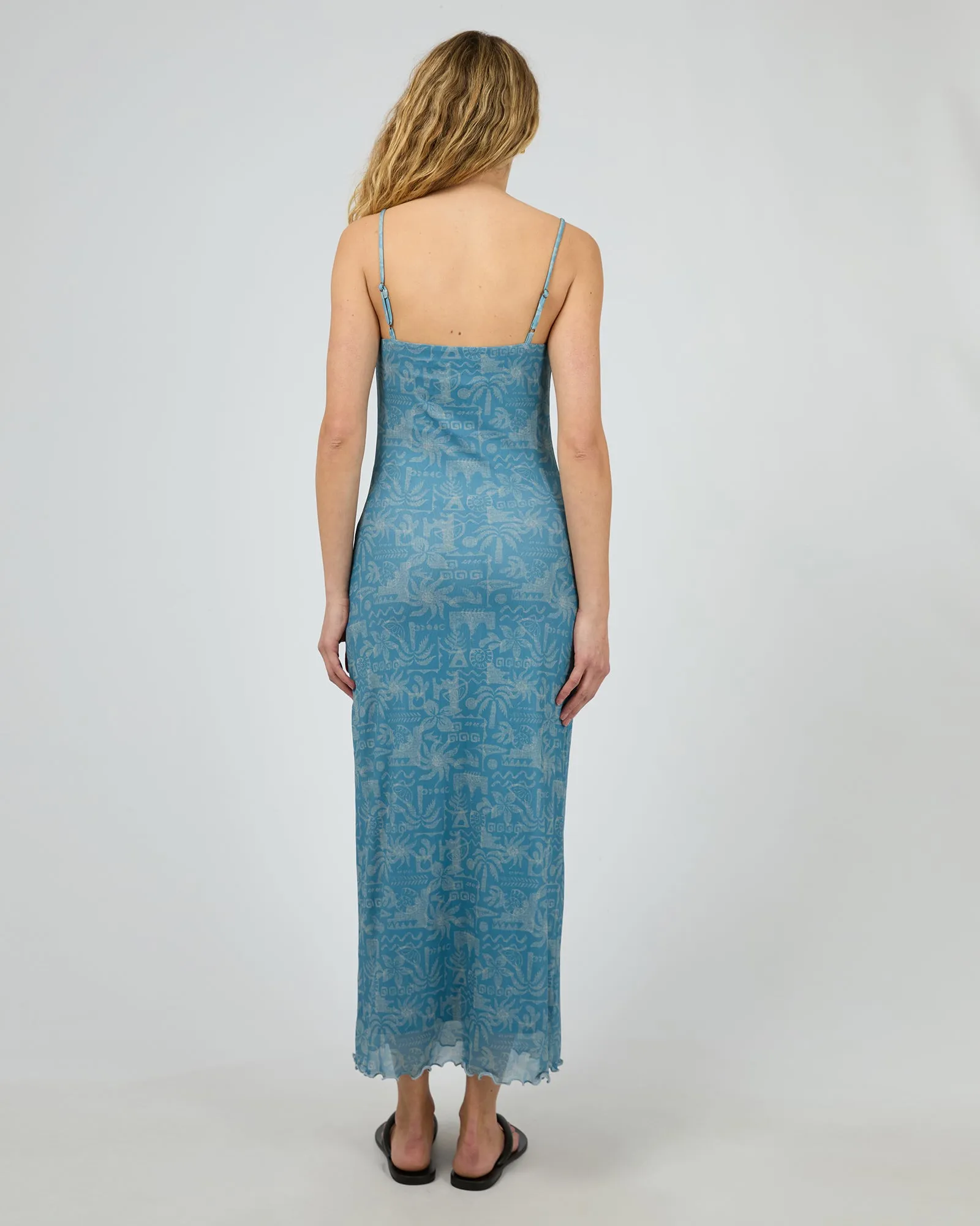Corfu Maxi Dress Light Blue