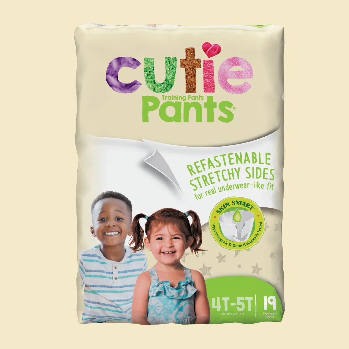 Cutie Pant Training Pant - Unisex 4T-5T, Pack of 19