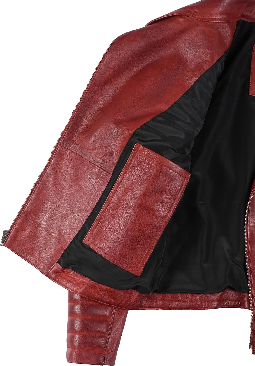 Decrum Women Leather Jacket - Casual Stylish Real Lambskin Leather Jackets for Women