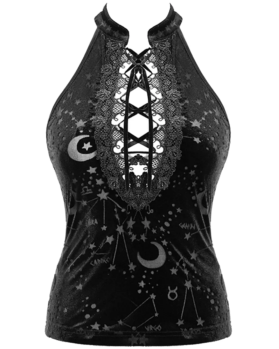 Devil Fashion Astromancer Gothic Vest Top
