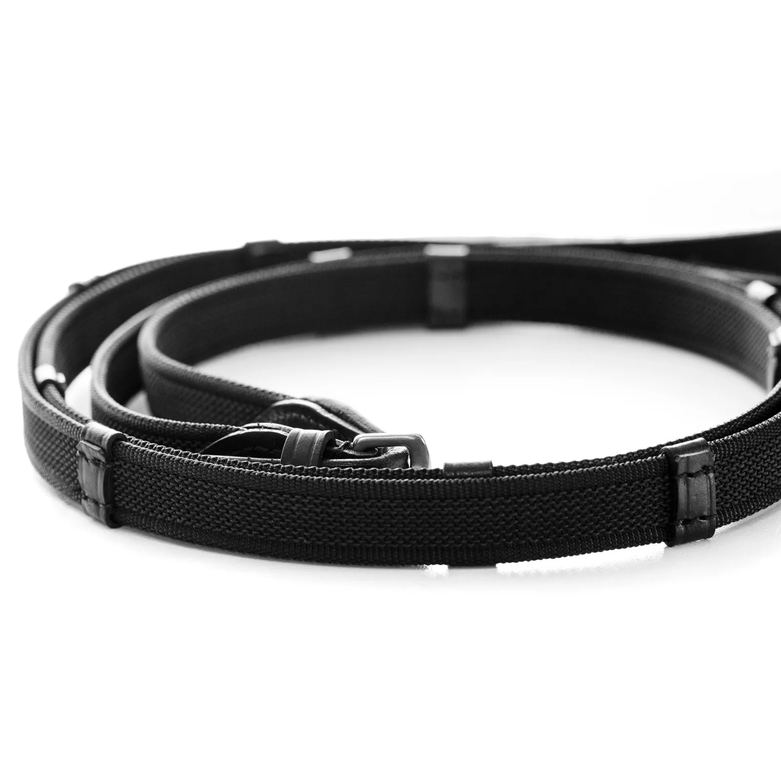 Equinavia Saga Dressage Crank Noseband Bridle & Reins - Black E10005