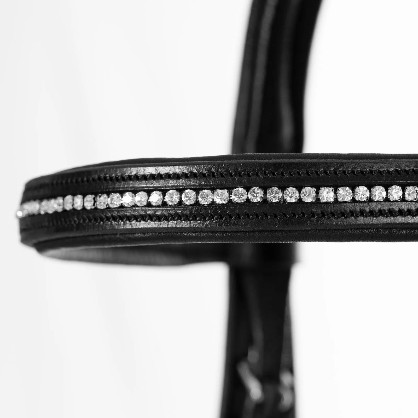Equinavia Saga Dressage Crank Noseband Bridle & Reins - Black E10005