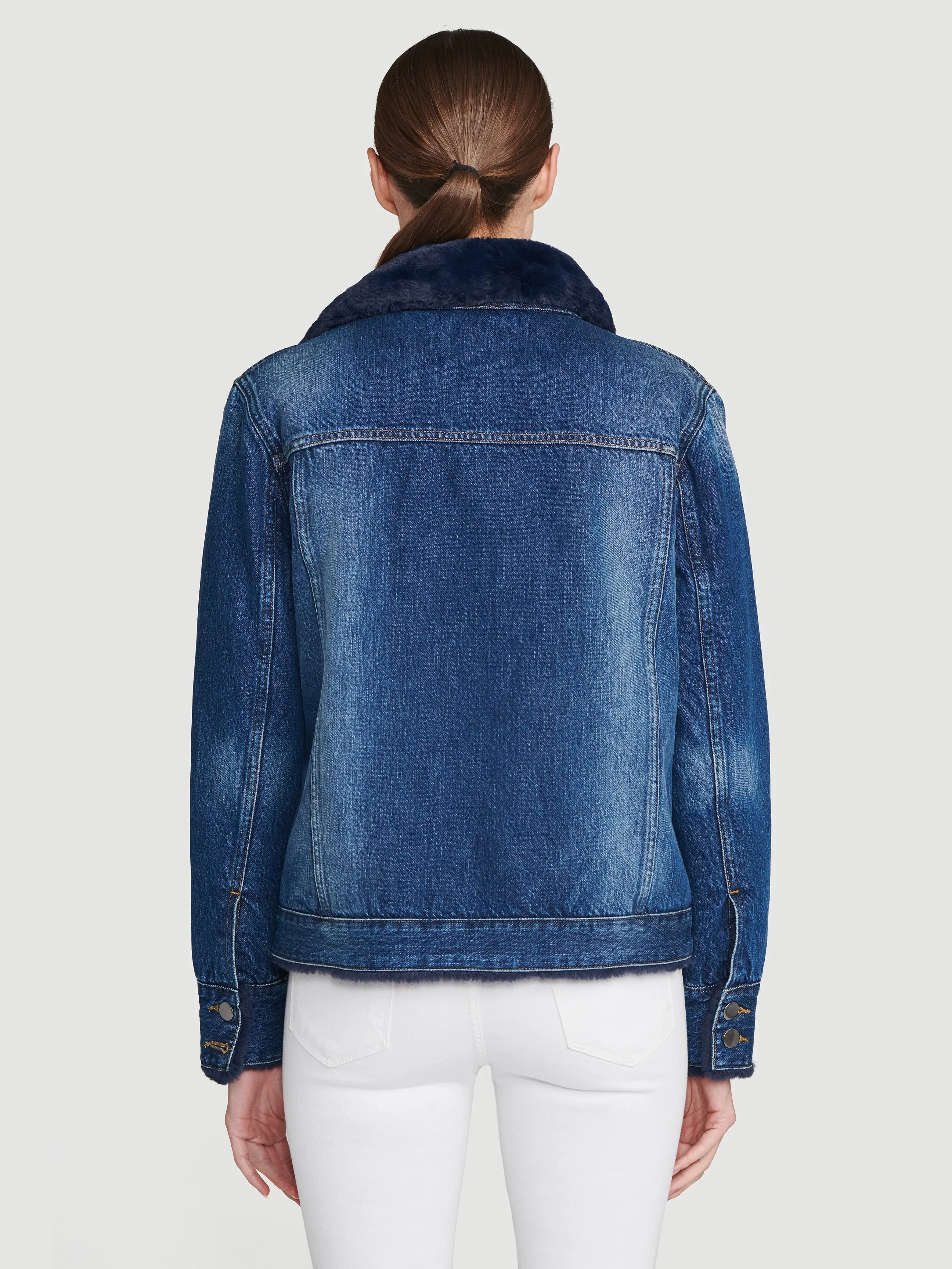 Faux Fur Lined Jacket -- Halldale