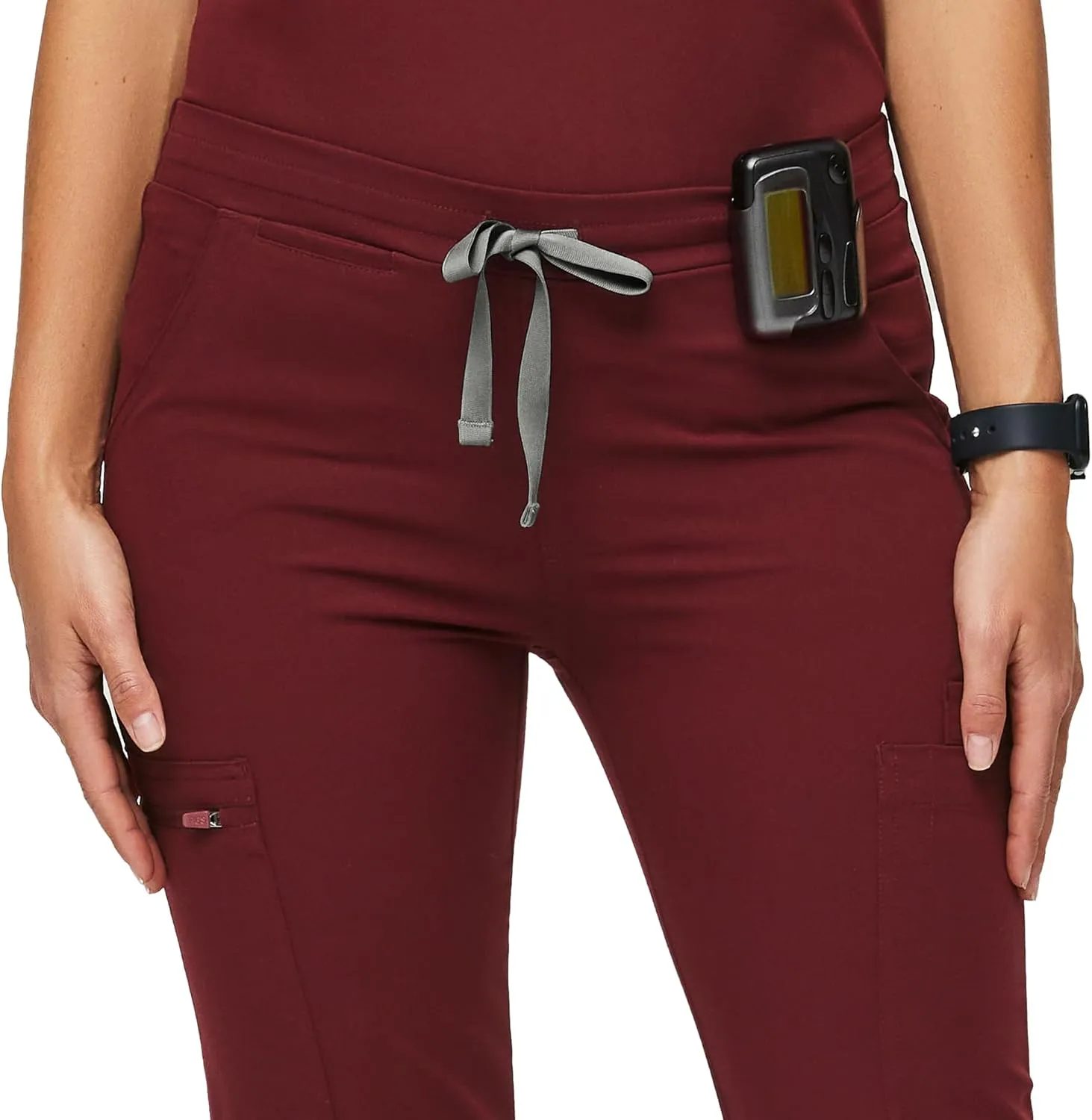 FIGS YOLA Skinny Scrub Pants for Women  Slim Fit, Straight Leg, 11 Pockets 4-Way Stretch, Anti-Wrinkle