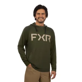 FXR Mens Trainer Premium Lite Pullover Hoodie Army/Stone Green