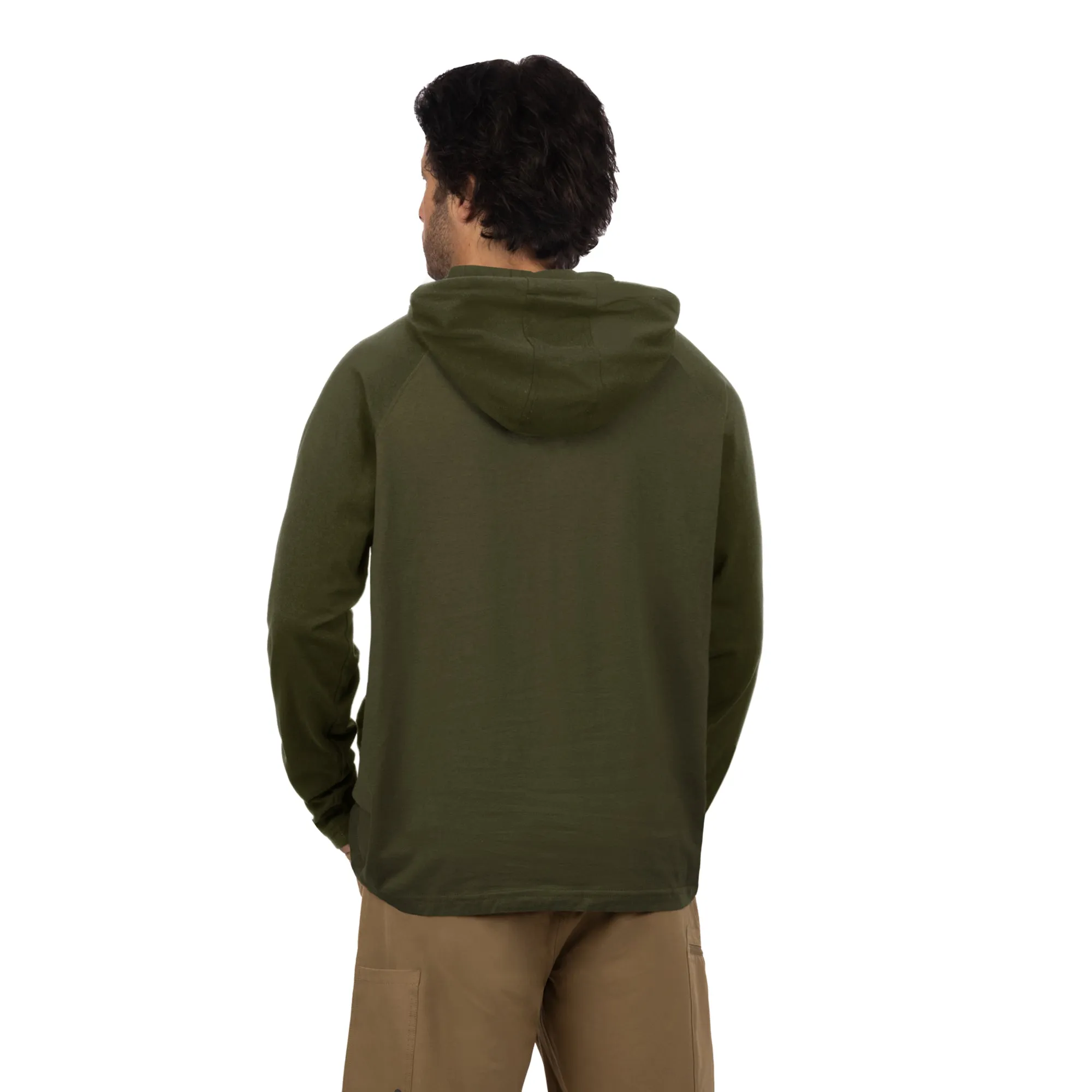 FXR Mens Trainer Premium Lite Pullover Hoodie Army/Stone Green