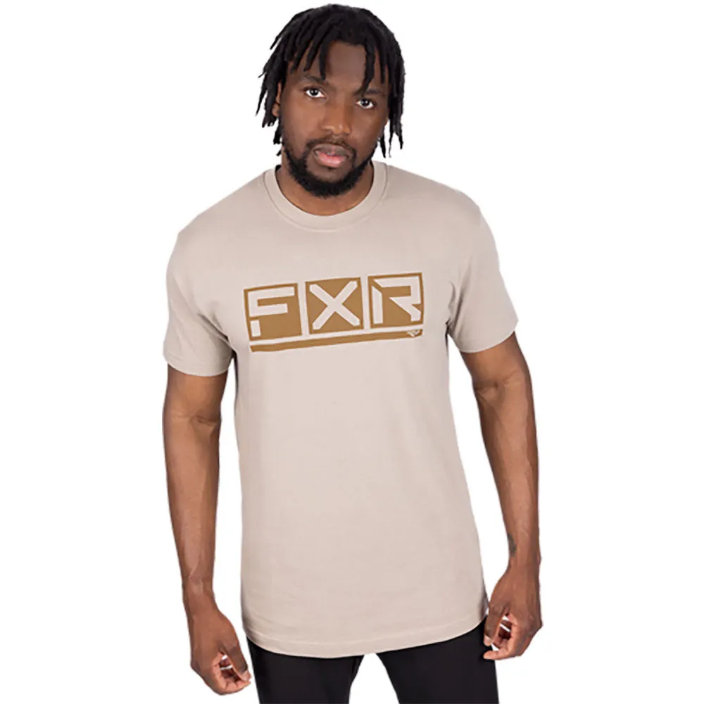 FXR Podium Premium T-Shirt Stone/Copper Brown